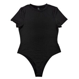 Black Short Sleeve Bodysuit Women’s Size L